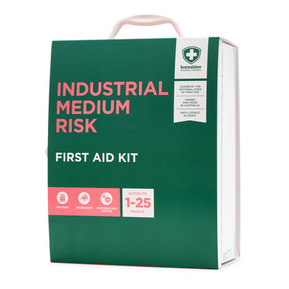 Brenniston National Standard Industrial Medium Risk First Aid Kit closed