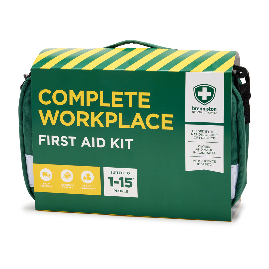 Brenniston National Standard Complete Workplace First Aid Kit closed