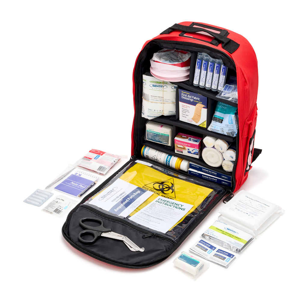 Brenniston Backpack First Aid Kit open