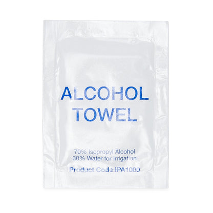 Alcohol Towel Sachets (1000) - Brenniston