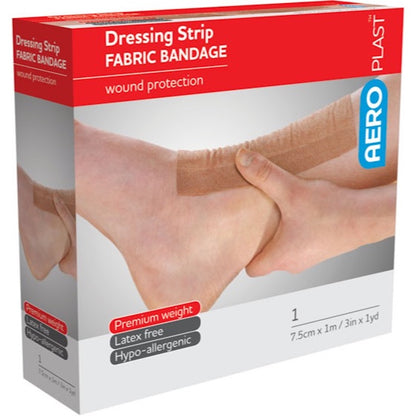 Fabric Dressing Strip 7.5cm x 1m