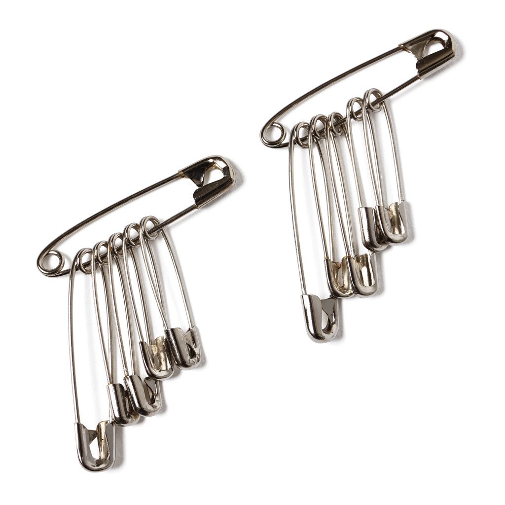 Safety Pins Assorted (12) - Brenniston