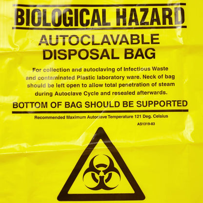 Bio Hazard Bag 860mm x 750mm - Brenniston